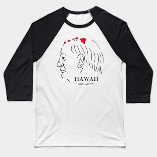 A funny map of Hawaii 4 Baseball T-Shirt